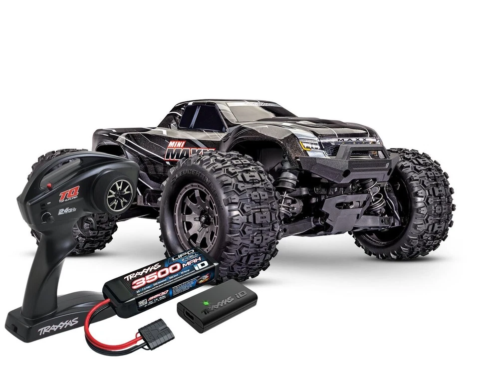 Traxxas Mini Maxx BL-2S Brushless schwarz TRX107154-1-BLK