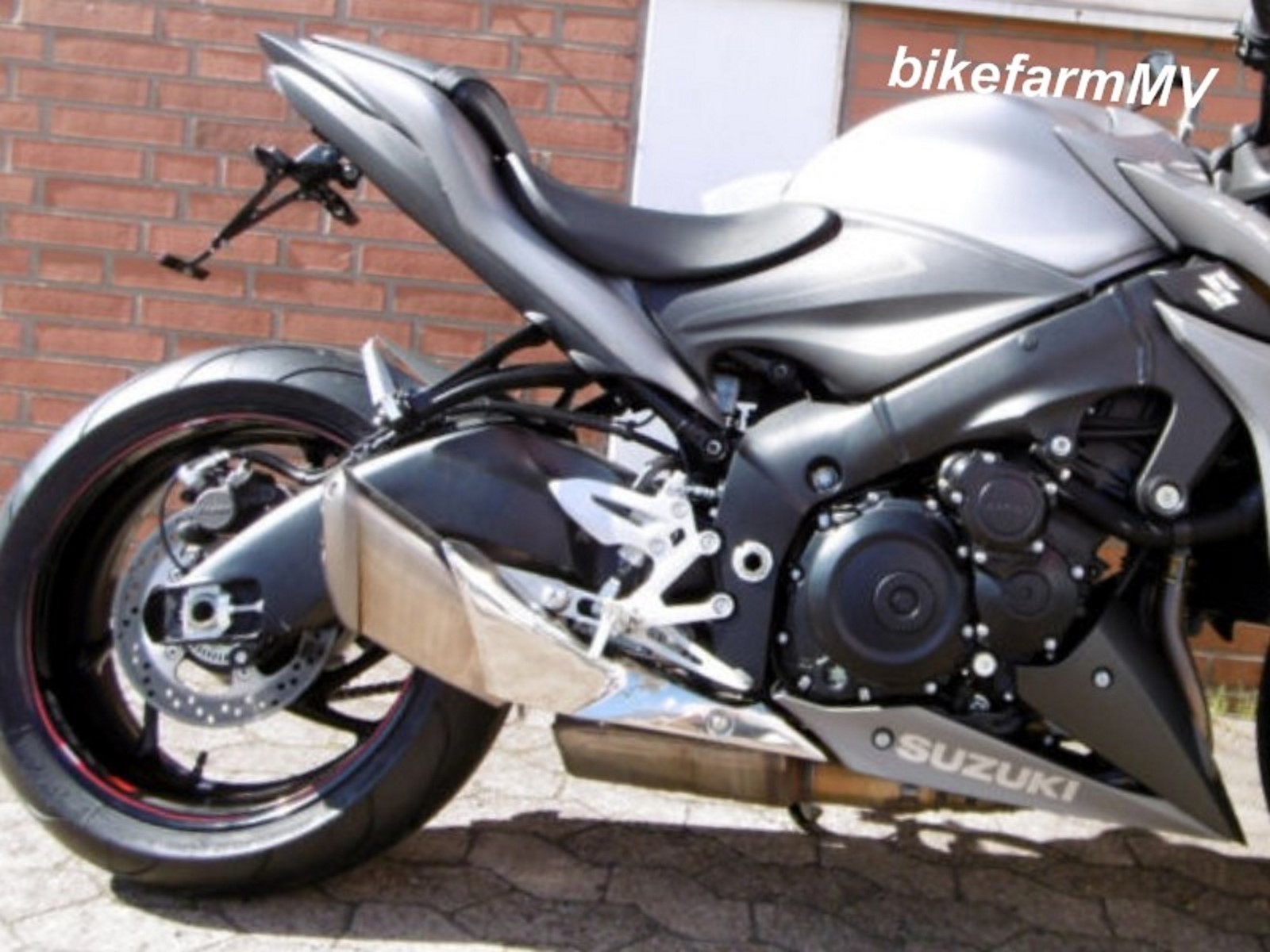 Kettenschutz Für Suzuki GSX 600F/750F/1100F - Schwarz Pulverbeschichtet