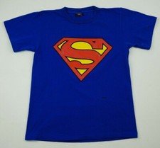 Vintage (YOUTH XL 18/20) DC Comics Superman logo shirt single stitch made in USA
