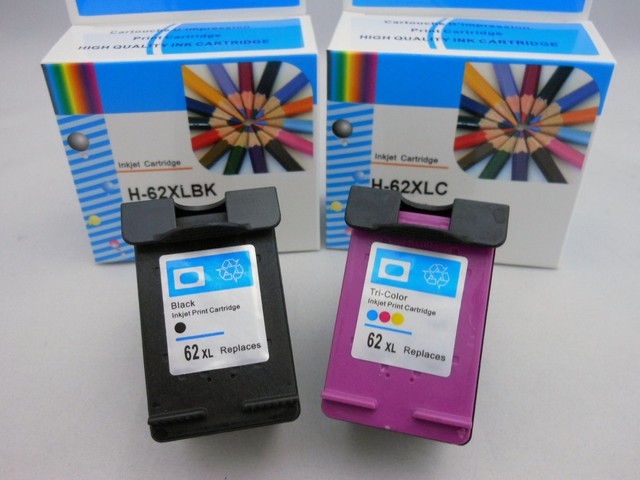 HP62XL Black & HP62 XL Color Ink Cartridge for HP Envy 5640 5646 5660 7640 7644 | eBay