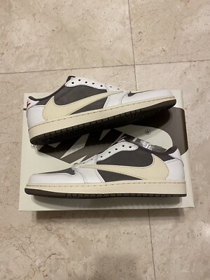 Size 9, 10.5, 11, 12, 12.5, 14 - Jordan 1 Low OG x Travis Scott Reverse Mocha