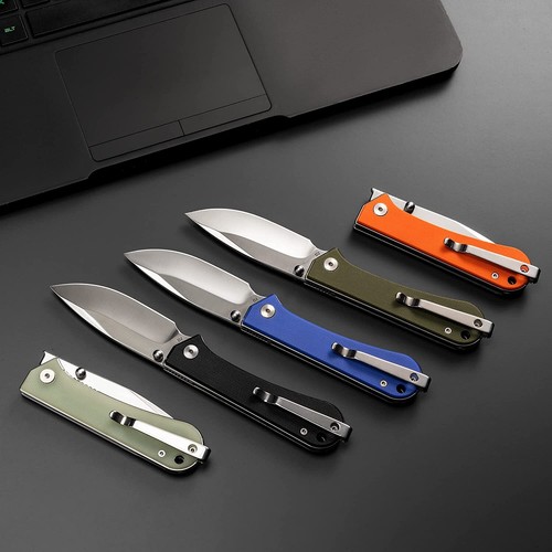 NUKNIVES Kumpanter S13 Small Folding Pocket Knife Jade - Picture 5 of 9