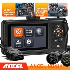 Ancel Hd431 Diesel Heavy Duty Truck Obd2 All System Scanner Diagnostiv Scan Tool Ancel Hd431 Diesel Heavy Duty Truck Obd2 All System Scanner Diagnostiv Scan Tool
