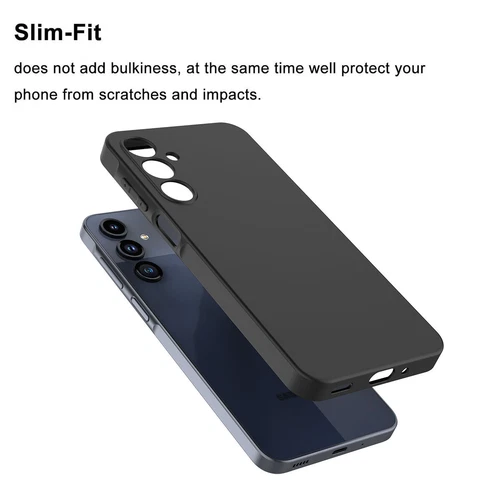 Funda de silicona a prueba de golpes para teléfono Samsung Galaxy A16 5G + vidrio templado - Imagen 6 de 39
