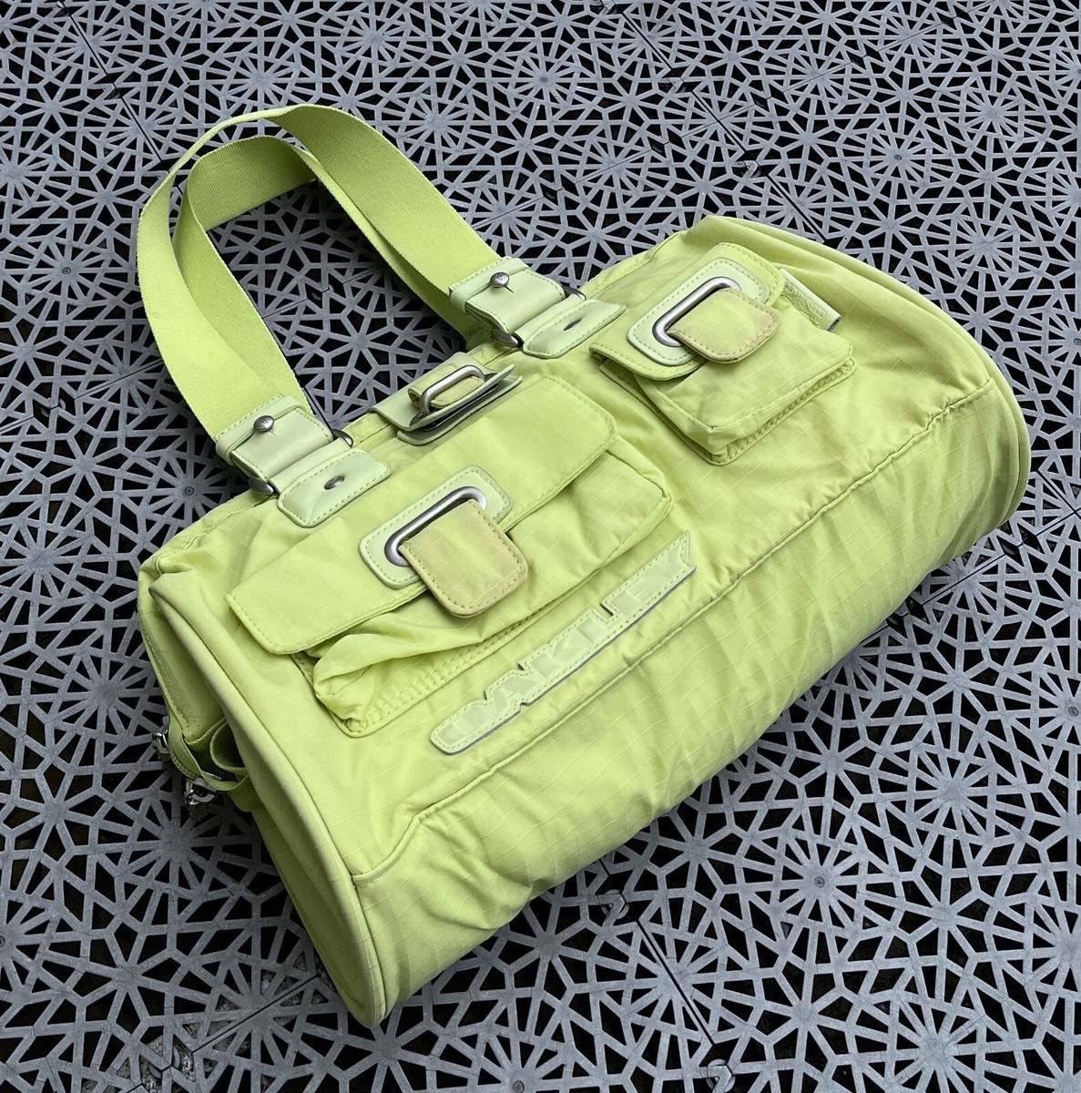 Rare Vintage OAKLEY Software Y2K Multi Pocket Cargo Hand Bag