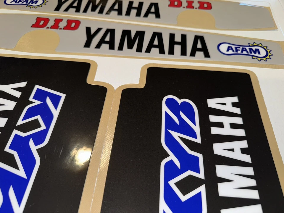 Brazo oscilante KYB HORQUILLA SUPERIOR GRÁFICOS YAMAHA YZ 125 YZ250 2005-2022 Pegatina MX Foto 2 de 4