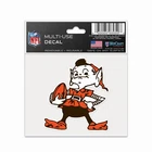CLEVELAND BROWNS ELF 3"X4" MULTI-USE DECAL FOR WINDOWS NFL OFFICIALLY LICENSED