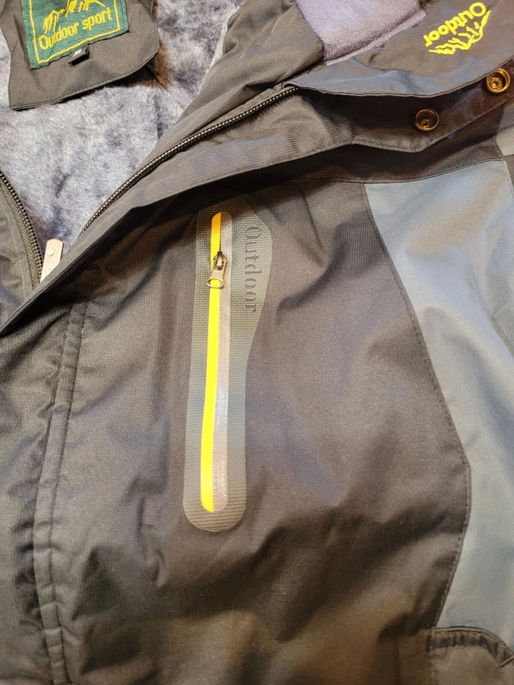 Men's Waterproof Ski Jacket Winter Warm Jackets Snow Thermal Fleece Work Coat XL - Image 4 of 4