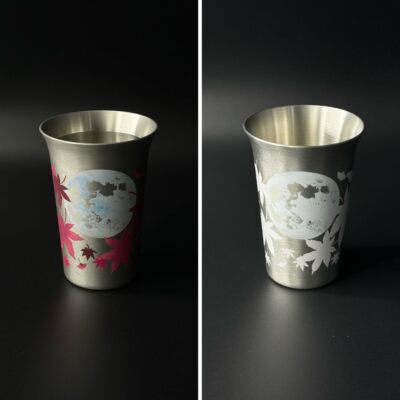 Madoromu Sake Cups   Set of 5 Variations Copper (with Tin Coating) - Kurumira Sh