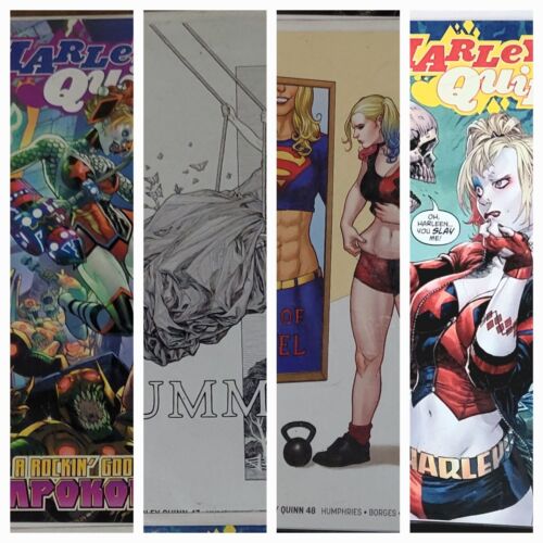 4 Issues Harley Quinn DC Comic Books Lot 46 47 48 49 with 2 Variant Cover Bagged