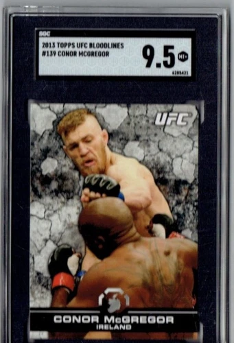Conor Mcgregor 2013 Topps UFC Bloodlines Rookie Card SGC Graded 9.5