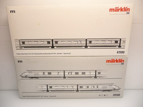 Märklin 39100 + 41100 H0 Dieseltriebzug VT 10.5 Senator Digital Sound Epoche III