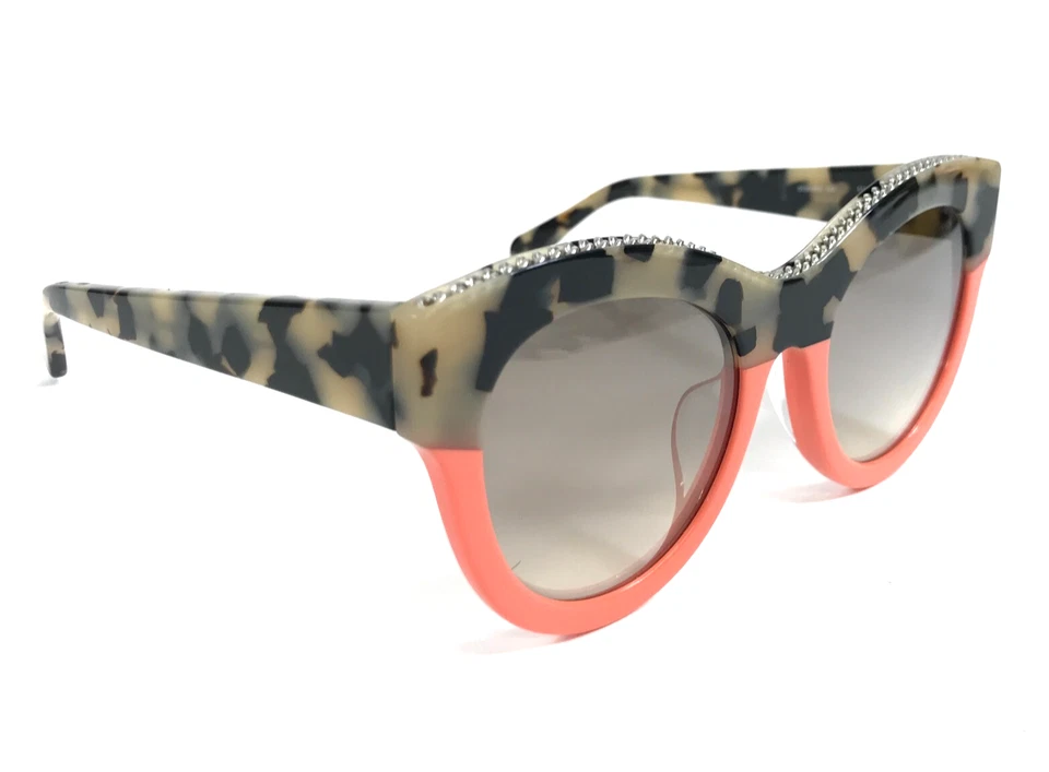 Gafas de sol Stella McCartney SC0018SA 002 gris habana rosa ajuste asiático lentes grises Foto 2 de 4