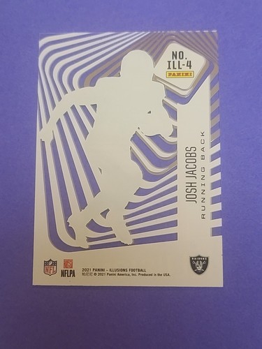 2021 Panini Illusions Football Josh Jacobs Raiders Illusionists Insert - Picture 4 of 7