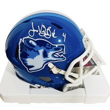James Van Der Beek Varsity Blues West Canaan Coyotes Signed Mini Helmet JSA COA