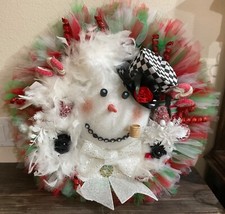 Snowman Christmas Wreath