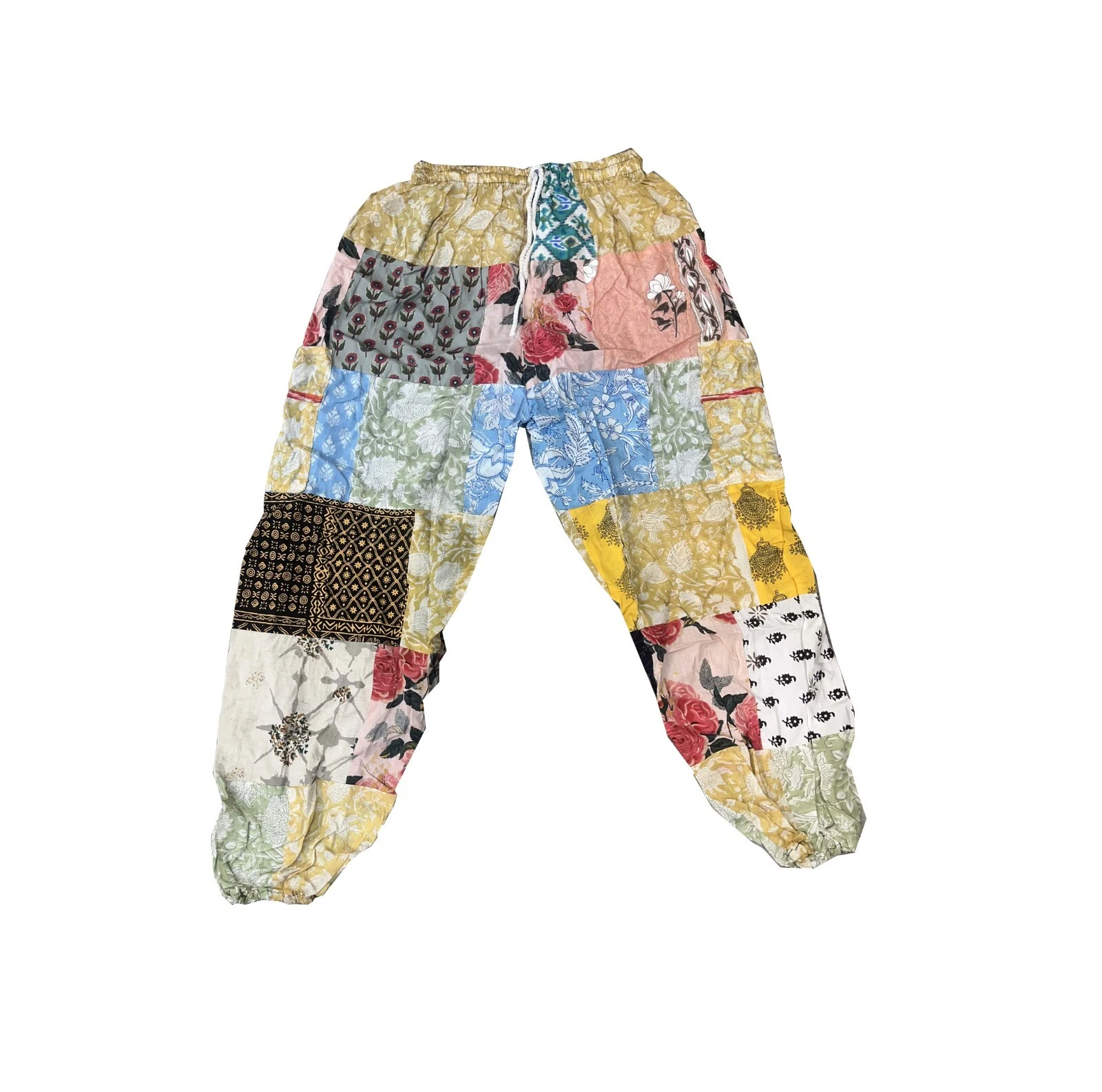AAA Quality Patchwork Multi Color Pant, Funky Hippie Handmade Patchwork Pants.