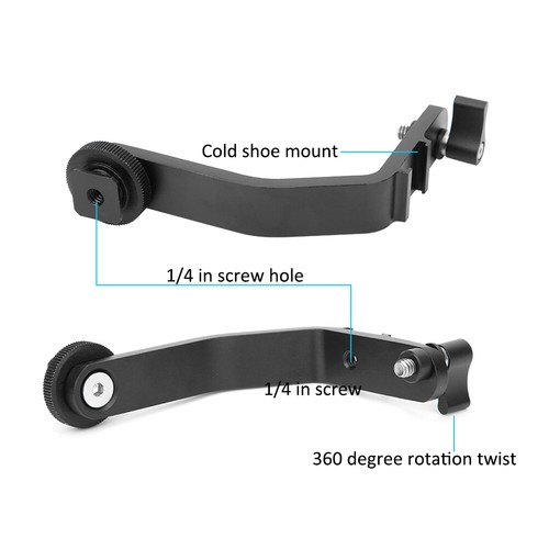DSLR Camera Video Monitors Arm Shoe Mount L Bracket For FEELWORLD F5 F6 F6S Hot - Picture 3 of 9