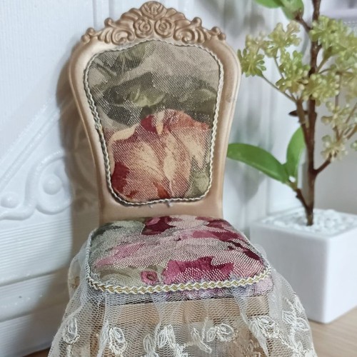 Doll house Miniatures 1/6 Scale Furniture Retro Chair Armchair Table Dining room - 第 14/16 張圖片
