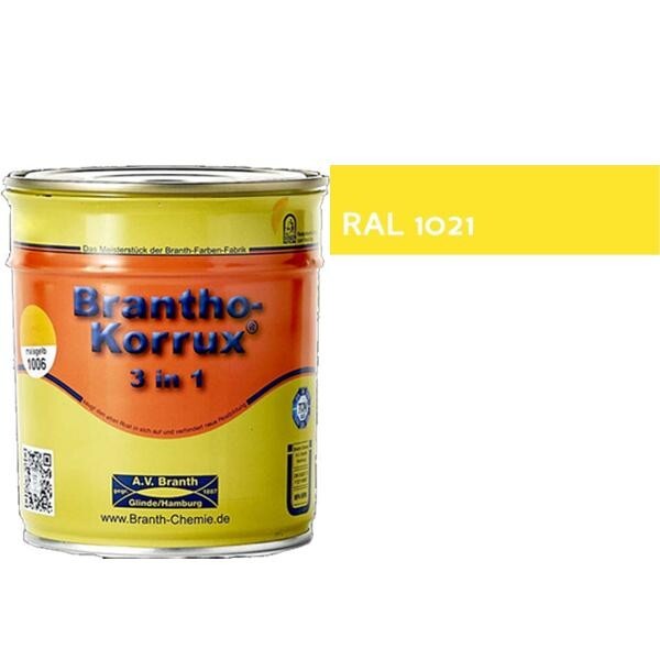Brantho Korrux 3in1 Rostschutzfarbe - Primer, Rostschutz und Lack - 750ml und 5L