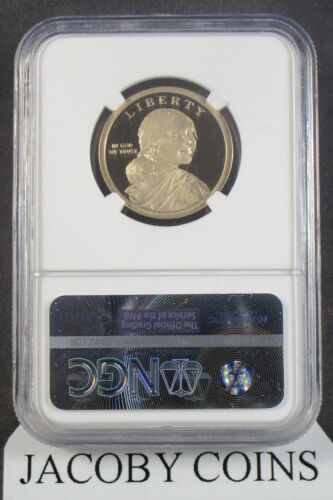 2017 S Sacagawea $1 Sequoyah NGC PF69 Portrait Label - Picture 2 of 6