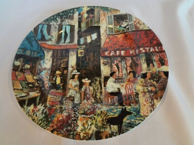 Guy Buffet Marche Aux Fleurs Dinner Plate - Marche Aux Fleurs Design
