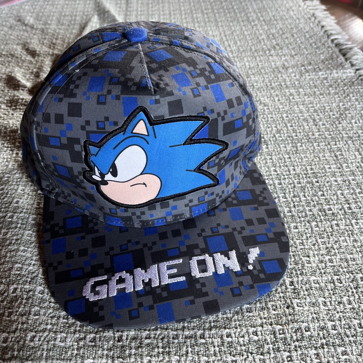 Sonic The Hedgehog Baseball Cap Hat Youth Sega Gamer “Game On