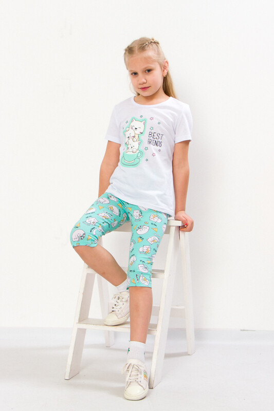 Clothing Set (Girls), Summer,  Nosi svoe 6134-002-33 (kotyky-mentol)