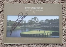BERNHARD LANGER Signed TPC SAWGRASS Scorecard-THE PLAYERS 