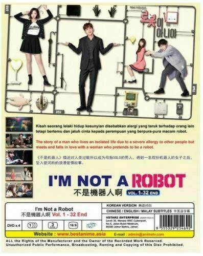 Korean Drama DVD I'm Not a Robot Complete DVD Series ENG SUB - Image 2 of 2