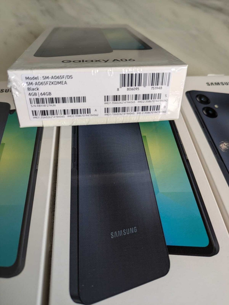 未開封品　Samsung Galaxy A06 4GB 64GB ブラック Samsung Galaxy A06 64GB/4GB Dual Sim 4G LTE Unlocked Brand