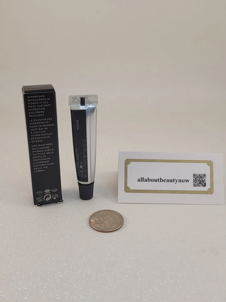 BITE Beauty Agave+ Mascarilla Labial Intensiva 0.17 OZ Tamaño de Viaje SELLADA NUEVA En Caja  Foto 4 de 4