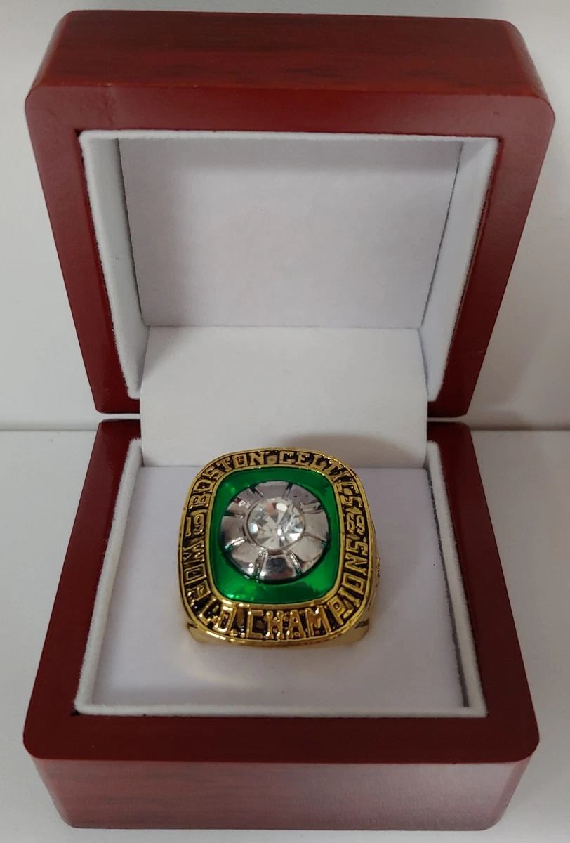 John Havlicek 1969 Boston Celtics Championship Ring With Wooden