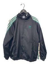 adidas Originals Black AdiBreak Track Jacket Size XS 6 Green Black White