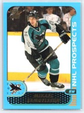 2001 Topps Mikael Samuelsson #291  RC Rookie   San Jose Sharks