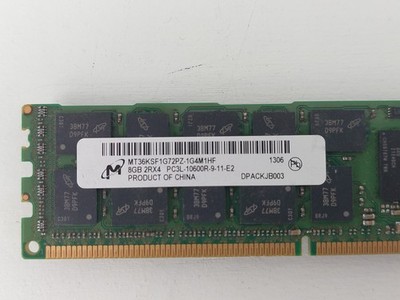 Micron 16GB (2x8GB) 1333 MHz PC3-10600 DDR3 Server RAM MT36KSF1G72PZ-1G4M1HF