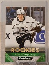 2017-18 Upper Deck Parkhurst Rookies RC Adrian Kempe Rookie Card #255. rookie card picture
