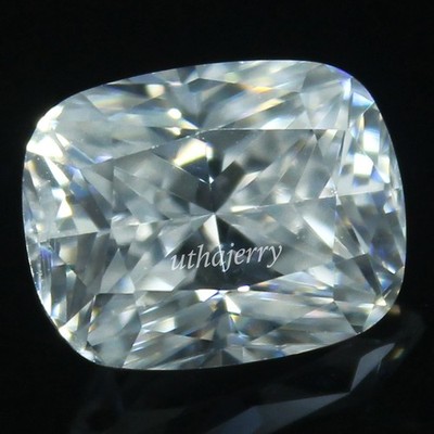 Certified 6 Ct DE Color VVS1 Loose 10x12 MM Long Cushion Lab Grown Diamond #U1
