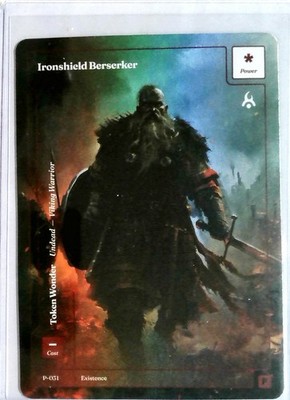 Wonders of the First 2025 - FORMLESS FOIL PROMO TOKEN-IRONSHIELD BERSERKER P-31