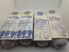 General Electric Soft White Light Bulbs 100 Watt and Extra 60 Watt 8 Bulbs