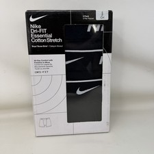 Nike Dri-Fit Essentials Boxer Brief 3 Pack Black Boy s Size Small