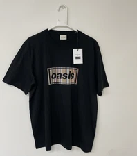 Men's Paul Smith X Oasis Black Round Neck T-Shirt Size XL Regular Fit