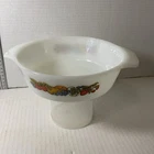 Vintage ANCHOR HOCKING FIRE KING Fruit Harvest Casserole Dish 1 Qt.