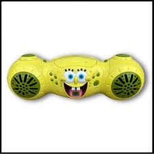 RARE Vintage 2006 SpongeBob SquarePants Music Radio CD Player Boombox W/ Cord