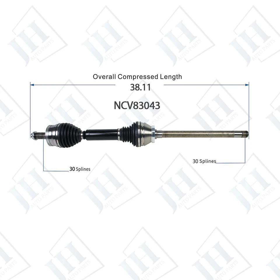 OE Front Right Passenger CV Axle Shaft For 2003-2012 Land Rover Range Rover 4WD - Image 2 of 4
