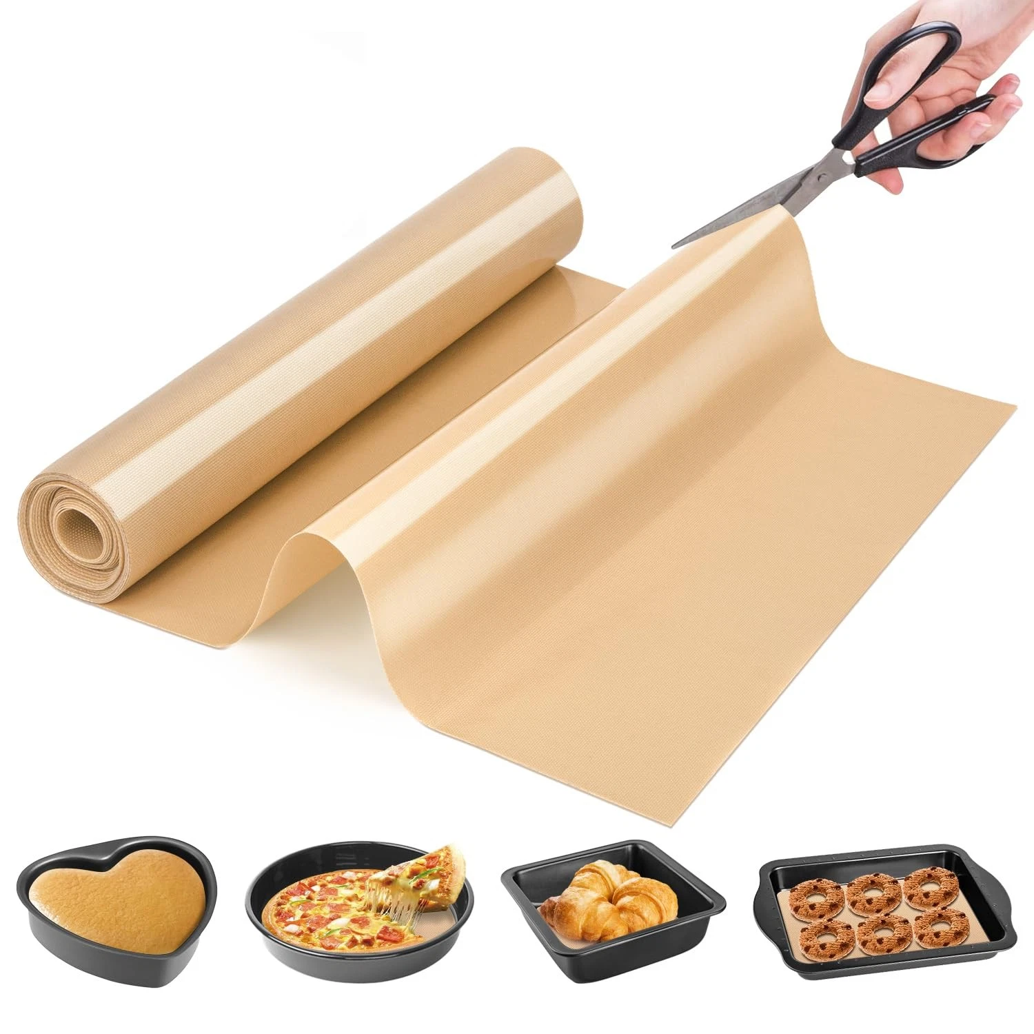 Silicone Baking Mat Roll - Best German Silicone - Heat Resistant Baking Macar...
Opens in a new wind