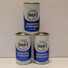 SoftSheen Carson Magic Shaving Powder x 3 Regular Strength 5 oz Discontinued