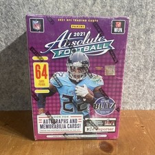 Panini 2021 Absolute Football NFL Box 64 Cards Kaboom Green Titans Autographs