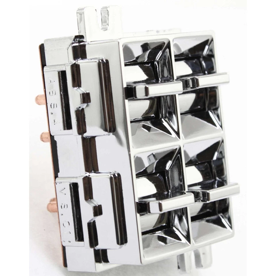 Interruptor de ventana para 83-90 Chevrolet Caprice Brougham Delta 88 delantero o trasero cromado Foto 3 de 4