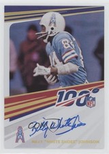 2023 Panini Luminance NFL 100 Signatures Billy Johnson White Shoes Auto 8gd
